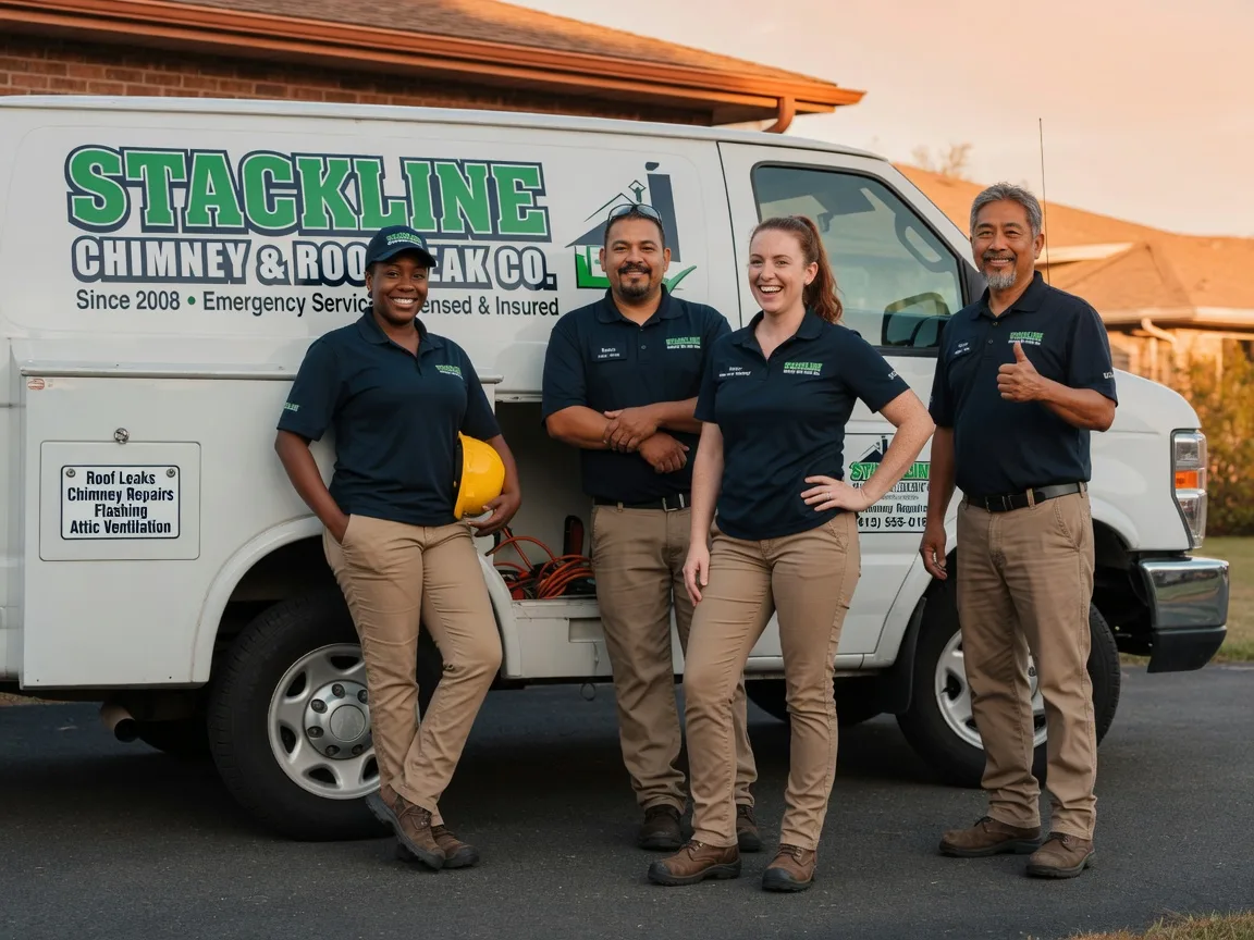 Chimney flashing repair company in Columbia City, IN